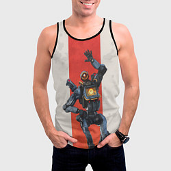 Майка-безрукавка мужская Apex Legends: Pathfinder, цвет: 3D-черный — фото 2