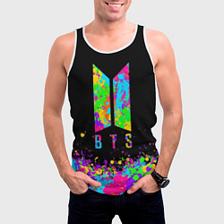 Майка-безрукавка мужская BTS: Mood Paint, цвет: 3D-белый — фото 2