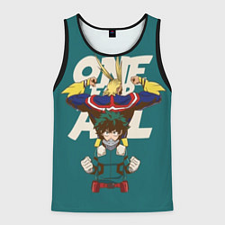 Майка-безрукавка мужская Моя геройская академия, цвет: 3D-черный