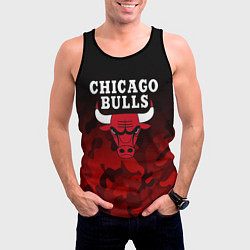 Майка-безрукавка мужская CHICAGO BULLS, цвет: 3D-черный — фото 2