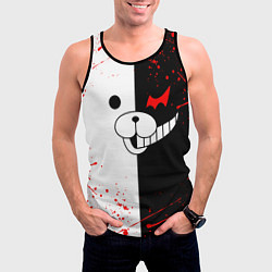 Майка-безрукавка мужская MONOKUMA, цвет: 3D-черный — фото 2