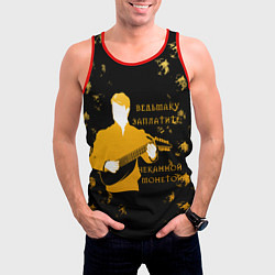 Майка-безрукавка мужская Ведьмак Сериал, цвет: 3D-красный — фото 2