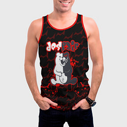 Майка-безрукавка мужская MONOKUMA, цвет: 3D-красный — фото 2