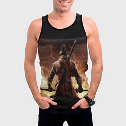 Майка-безрукавка мужская Sekiro shadows die twice, цвет: 3D-черный — фото 2