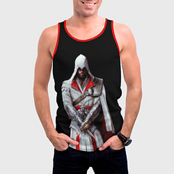 Майка-безрукавка мужская Assassin’s Creed, цвет: 3D-красный — фото 2