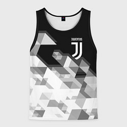 Майка-безрукавка мужская JUVENTUS, цвет: 3D-черный