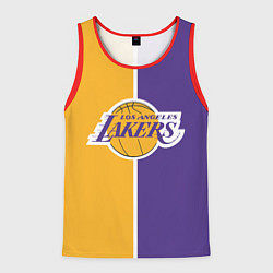 Майка-безрукавка мужская LA LAKERS, цвет: 3D-красный