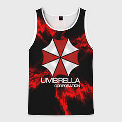 Майка-безрукавка мужская UMBRELLA CORP, цвет: 3D-белый