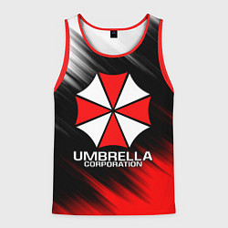 Майка-безрукавка мужская UMBRELLA CORP, цвет: 3D-красный