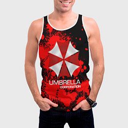 Майка-безрукавка мужская UMBRELLA CORP, цвет: 3D-белый — фото 2