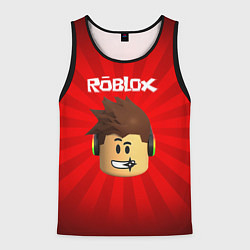 Майка-безрукавка мужская ROBLOX, цвет: 3D-черный