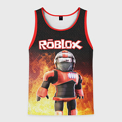 Майка-безрукавка мужская ROBLOX, цвет: 3D-красный