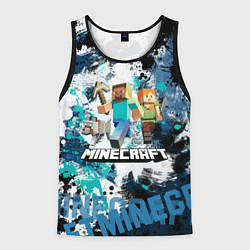 Мужская майка без рукавов Minecraft Майнкрафт