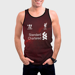 Майка-безрукавка мужская Liverpool, цвет: 3D-черный — фото 2
