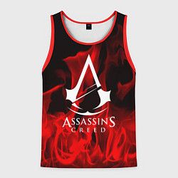 Майка-безрукавка мужская ASSASSINS CREED, цвет: 3D-красный