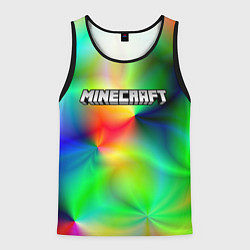 Майка-безрукавка мужская MINECRAFT, цвет: 3D-черный