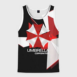 Майка-безрукавка мужская UMBRELLA CORP, цвет: 3D-белый