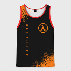 Майка-безрукавка мужская HALF-LIFE, цвет: 3D-красный