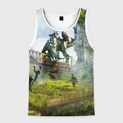 Майка-безрукавка мужская HORIZON ZERO DAWN 2020, цвет: 3D-белый