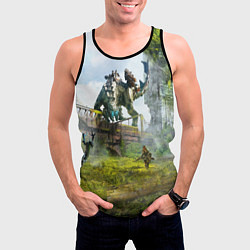 Майка-безрукавка мужская HORIZON ZERO DAWN 2020, цвет: 3D-черный — фото 2