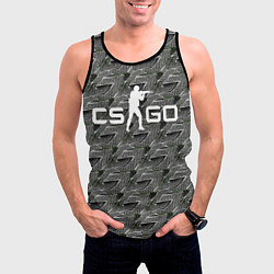 Майка-безрукавка мужская CS GO, цвет: 3D-черный — фото 2