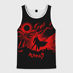 Майка-безрукавка мужская BERSERK, цвет: 3D-белый