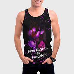 Майка-безрукавка мужская FIVE NIGHTS AT FREDDYS, цвет: 3D-черный — фото 2
