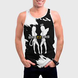 Майка-безрукавка мужская Brazzers, цвет: 3D-белый — фото 2