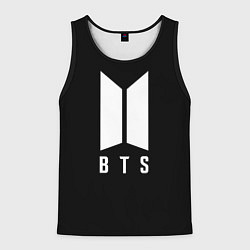 Майка-безрукавка мужская BTS, цвет: 3D-черный