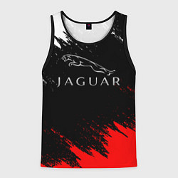 Майка-безрукавка мужская Jaguar, цвет: 3D-черный