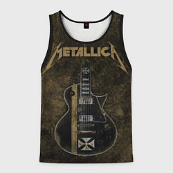 Майка-безрукавка мужская Metallica, цвет: 3D-черный