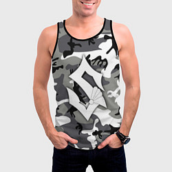 Майка-безрукавка мужская Камуфляж Sabaton, цвет: 3D-черный — фото 2
