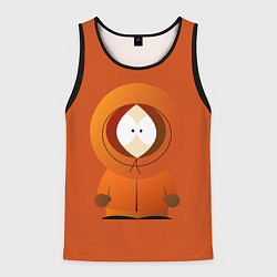 Майка-безрукавка мужская ЮЖНЫЙ ПАРК, цвет: 3D-черный