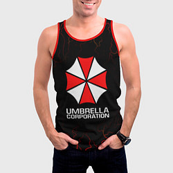 Майка-безрукавка мужская UMBRELLA CORP, цвет: 3D-красный — фото 2