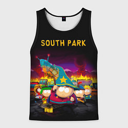 Майка-безрукавка мужская Южный Парк, цвет: 3D-черный