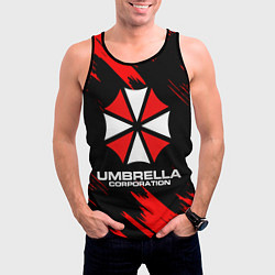 Майка-безрукавка мужская Umbrella Corporation, цвет: 3D-черный — фото 2