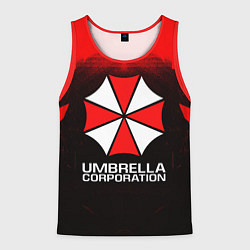 Майка-безрукавка мужская UMBRELLA CORP, цвет: 3D-красный