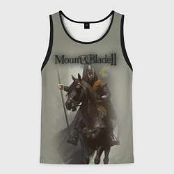 Майка-безрукавка мужская Mount and Blade 2, цвет: 3D-черный