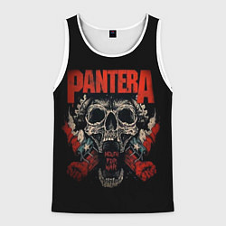 Майка-безрукавка мужская Pantera, цвет: 3D-белый