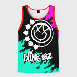 Майка-безрукавка мужская Blink-182 5, цвет: 3D-красный