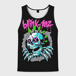Майка-безрукавка мужская Blink-182 8, цвет: 3D-черный