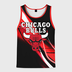 Майка-безрукавка мужская CHICAGO BULLS, цвет: 3D-красный