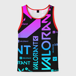 Майка-безрукавка мужская Valorant, цвет: 3D-красный