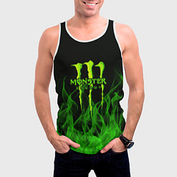 Майка-безрукавка мужская MONSTER ENERGY, цвет: 3D-белый — фото 2