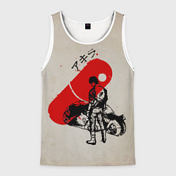 Майка-безрукавка мужская Ink, цвет: 3D-белый