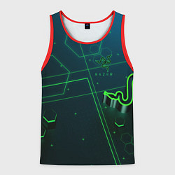 Майка-безрукавка мужская RAZER CYBERSPORT, цвет: 3D-красный