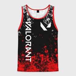 Майка-безрукавка мужская VALORANT, цвет: 3D-красный