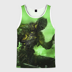 Майка-безрукавка мужская DARK SOULS, цвет: 3D-белый