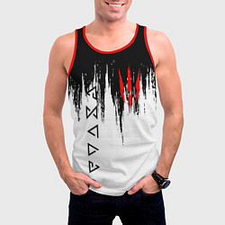 Майка-безрукавка мужская The Witcher, цвет: 3D-красный — фото 2