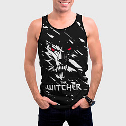 Майка-безрукавка мужская The Witcher, цвет: 3D-черный — фото 2